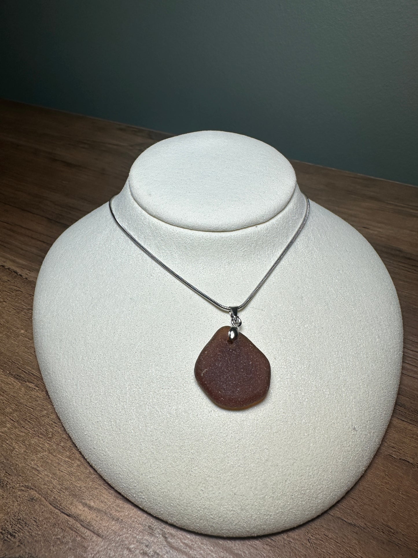 Handmade Northumberland Sea Glass Necklace