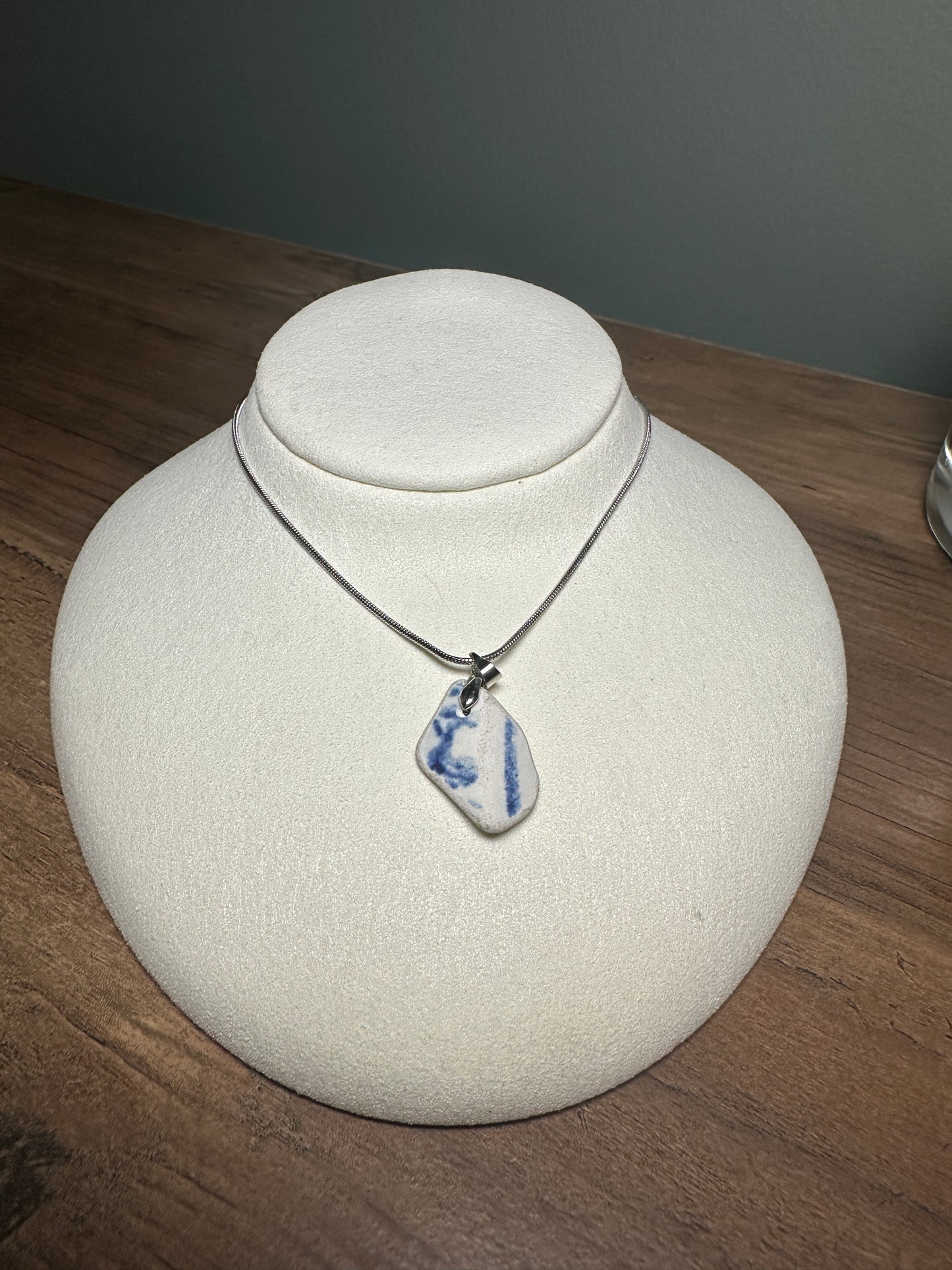 Handmade Northumberland Sea Pottery Necklace