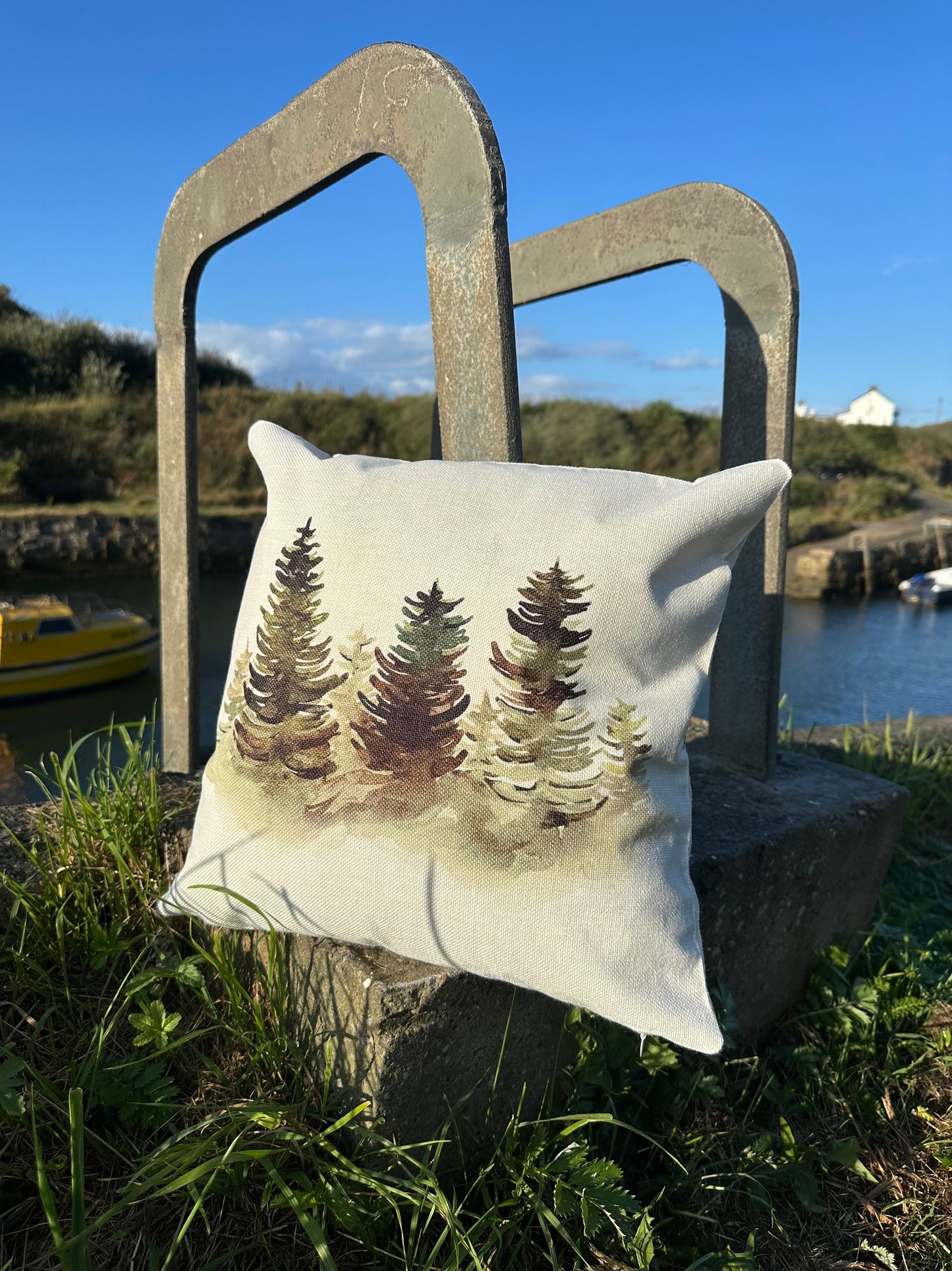 Kielder Forest Country Canvas Cushion