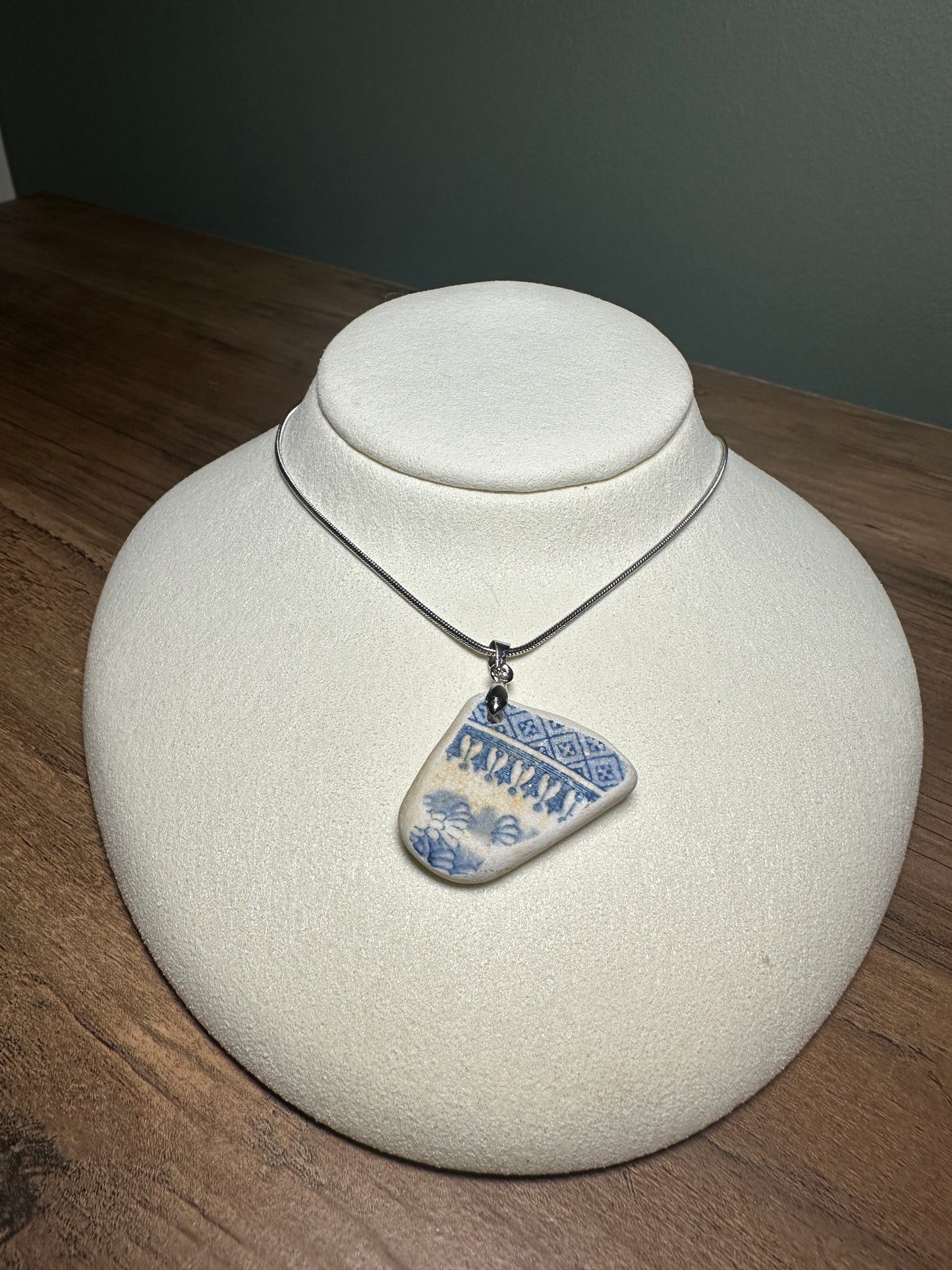 Handmade Northumberland Sea Pottery Necklace