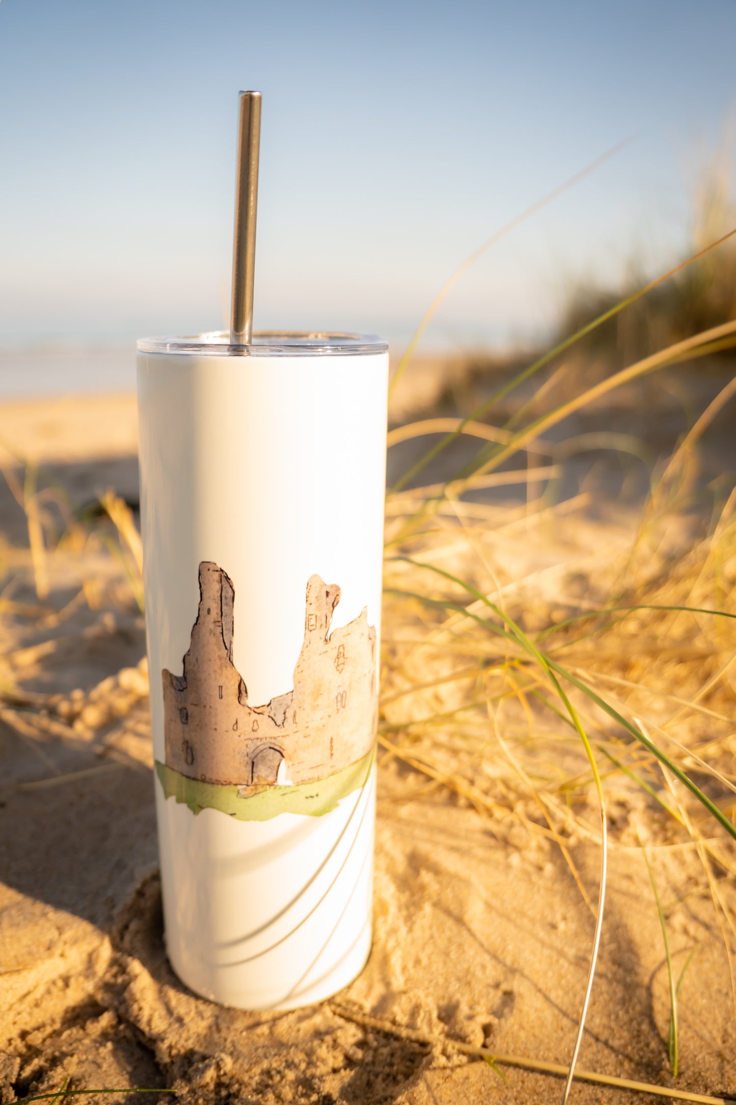 Dunstanburgh Castle Insulated Tumbler