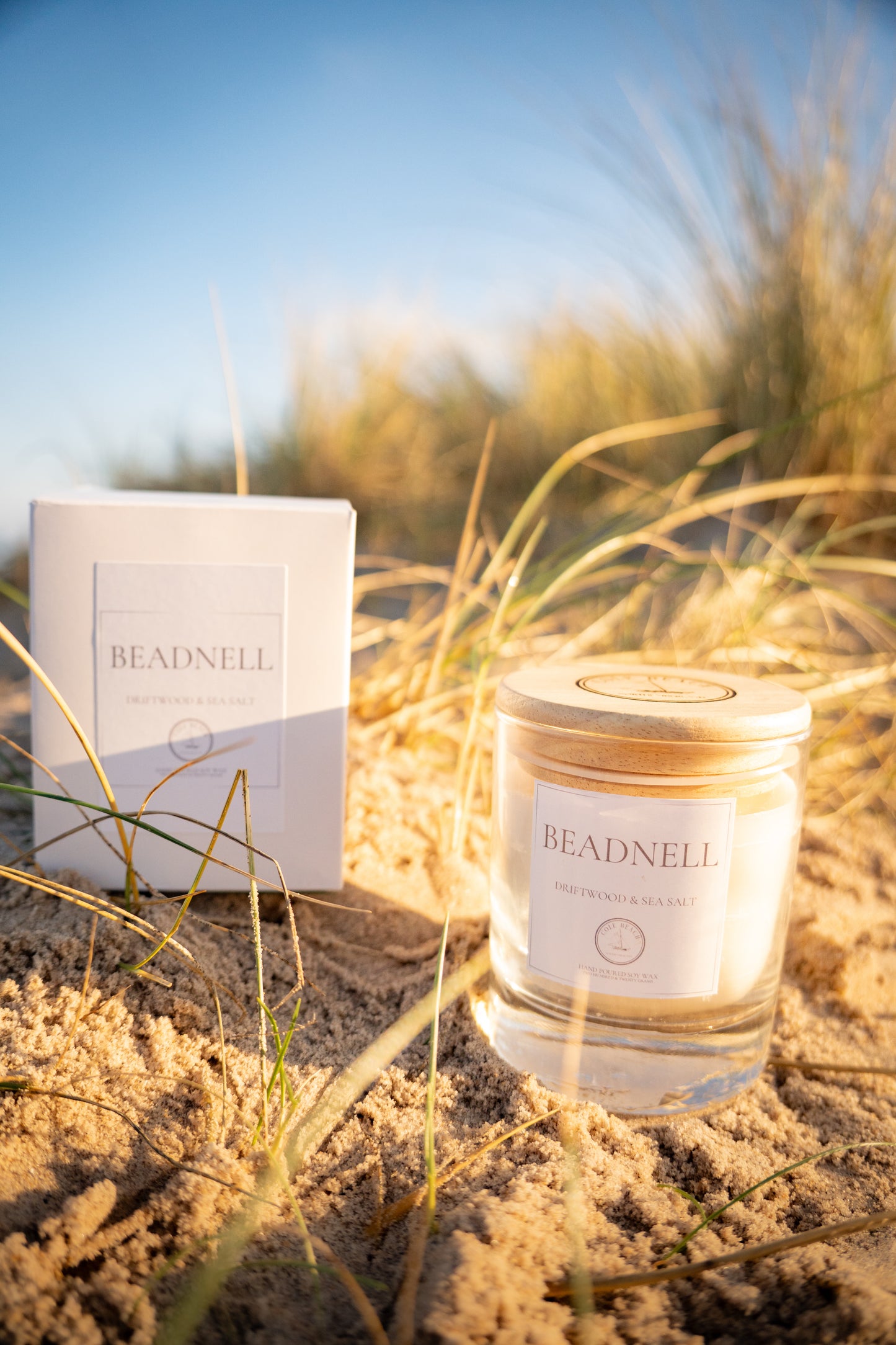 Beadnell - Driftwood & Sea Salt - Hand-Poured Luxury Candle
