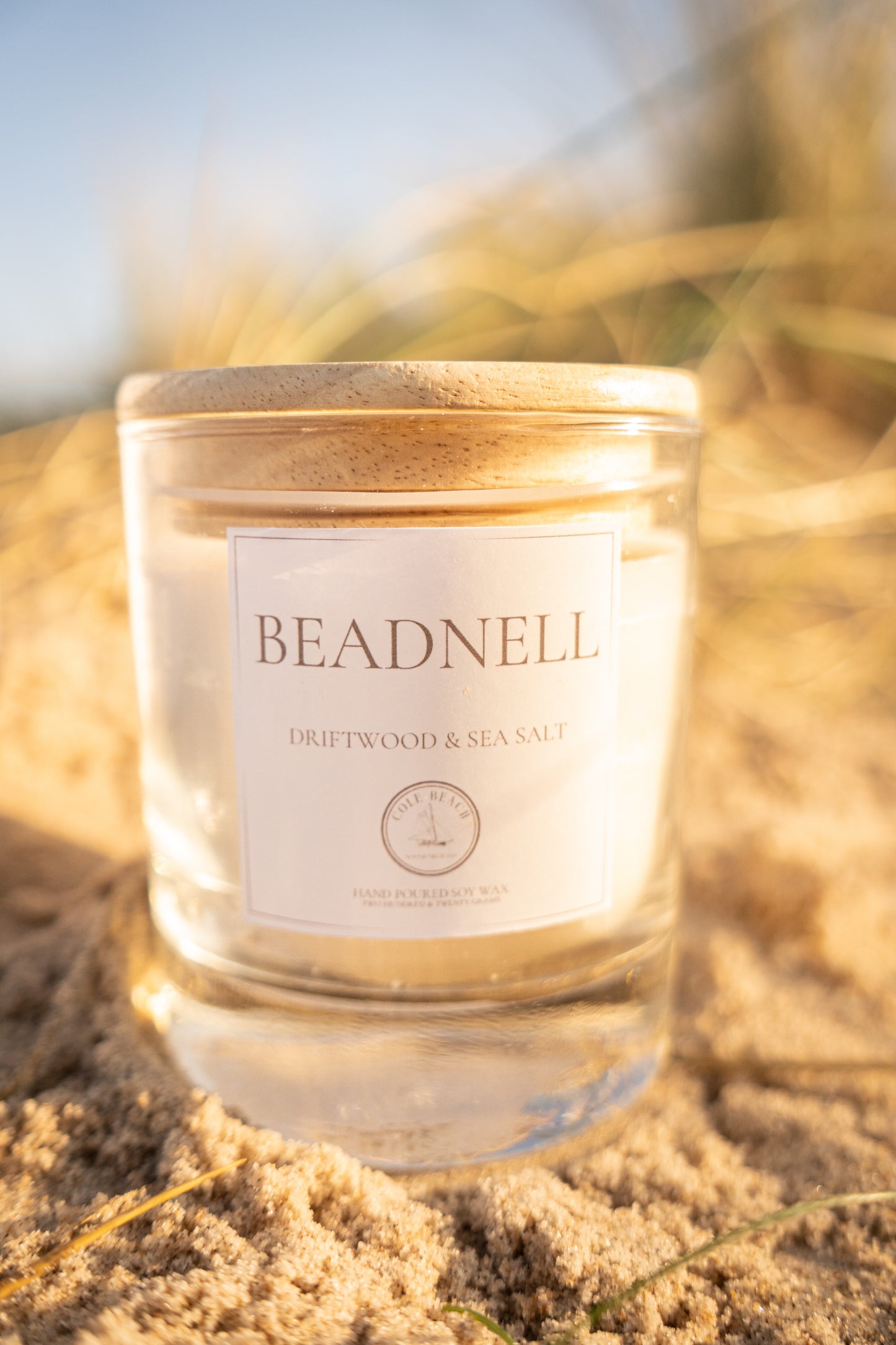Beadnell - Driftwood & Sea Salt - Hand-Poured Luxury Candle