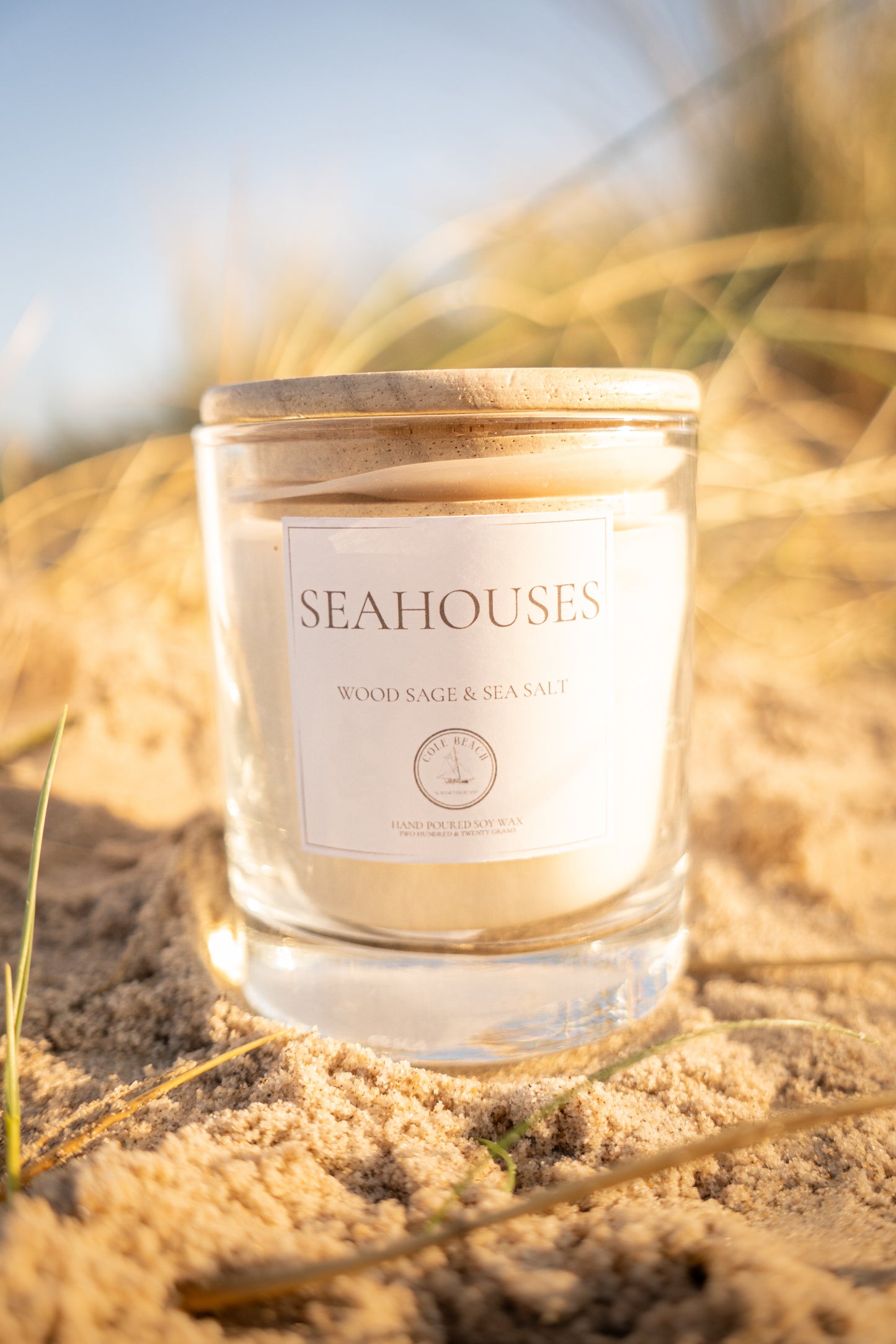 Seahouses - Wood Sage & Sea Salt - Hand-Poured Luxury Candle