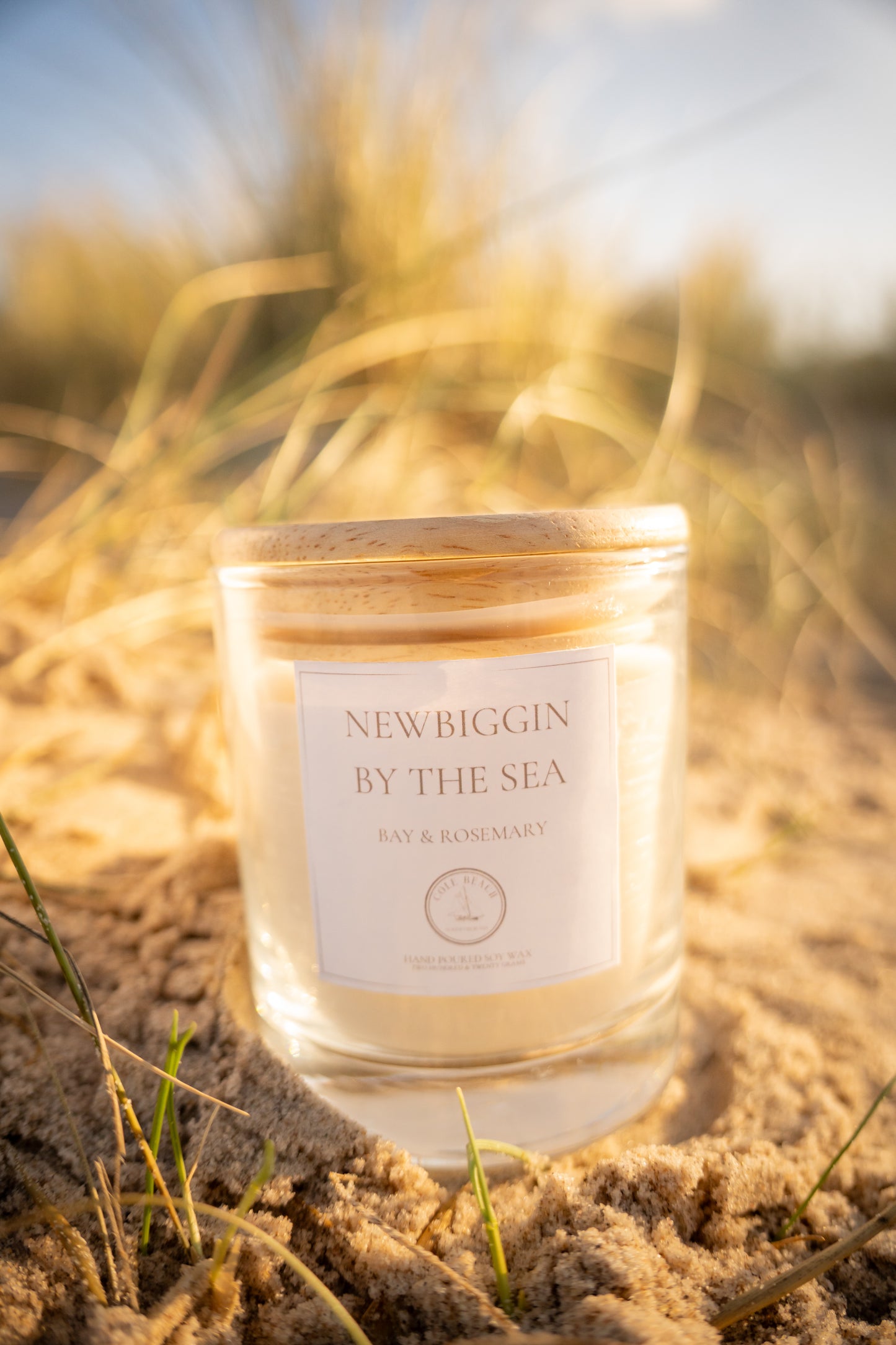 Newbiggin by the Sea - Bay & Rosemary - Hand-Poured Luxury Candle
