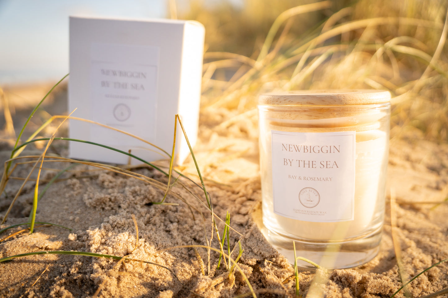 Newbiggin by the Sea - Bay & Rosemary - Hand-Poured Luxury Candle