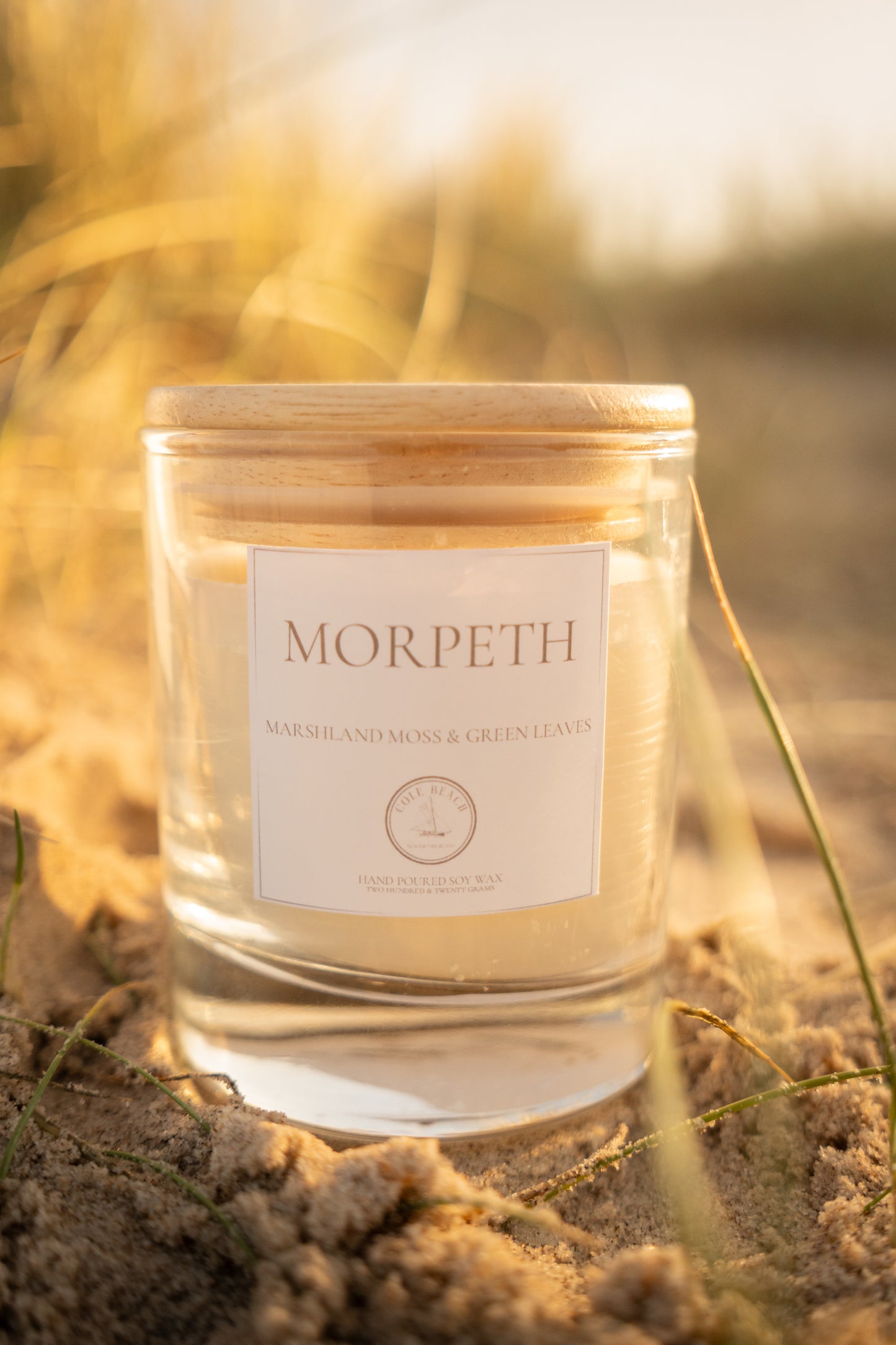 Morpeth - Marshland Moss & Green Leaves - Hand-Poured Luxury Candle