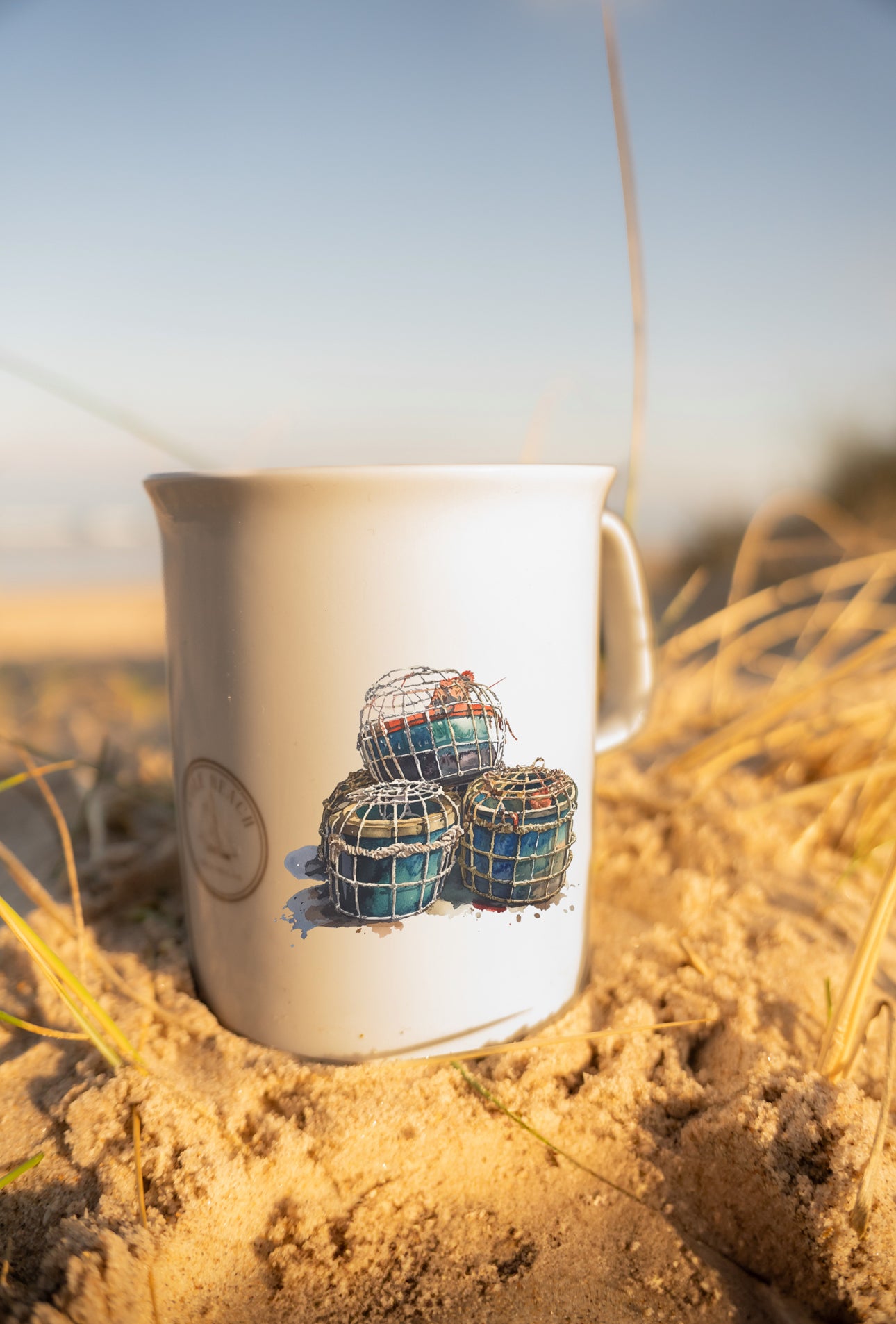 Lobster Pots Bone China Mug