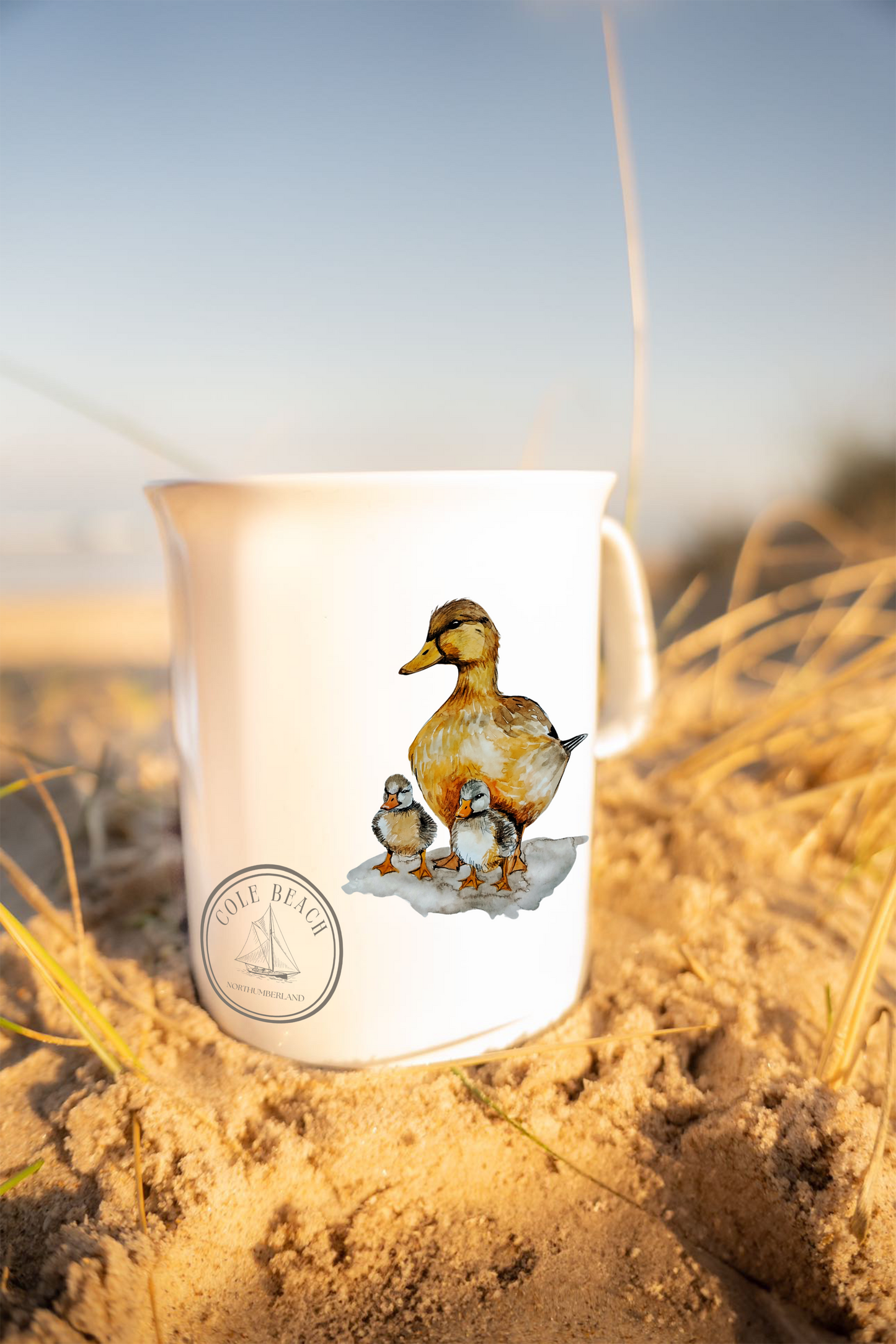 Duck & Duckling Bone China Mug