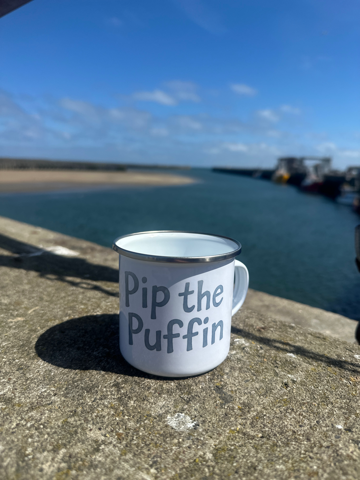Pip the Puffin - Enamel Mug