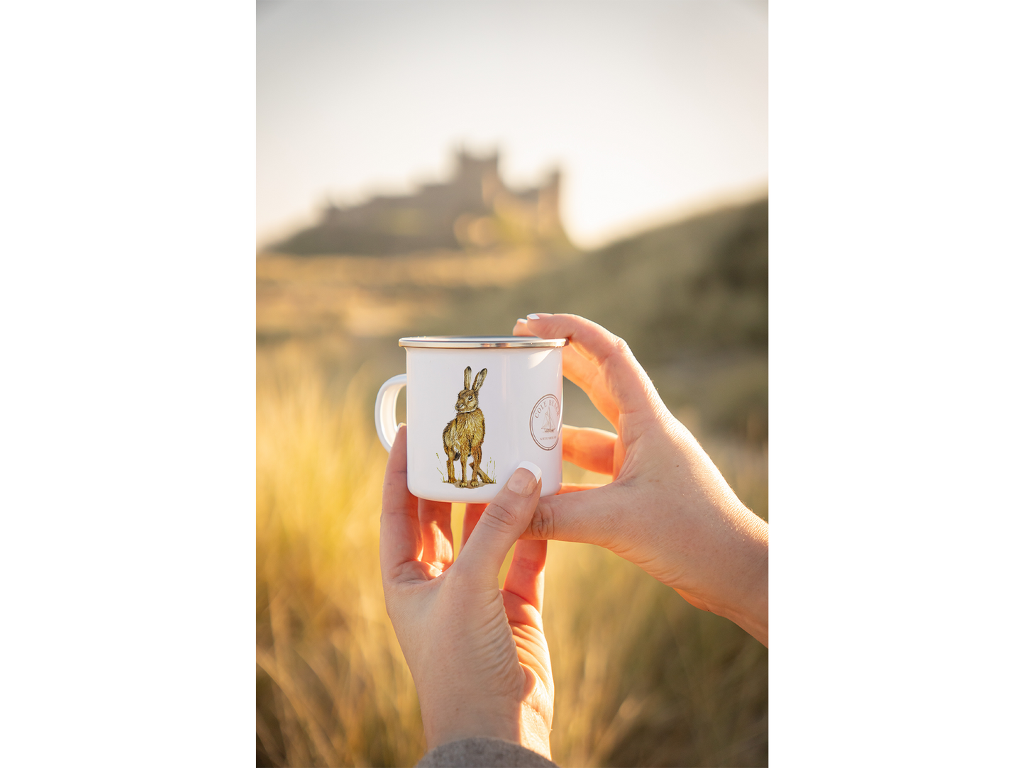 Hare Ceramic Enamel Mug