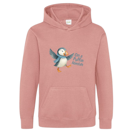 On a Puffin Adventure - Pip the Puffin - Children's Hoodie