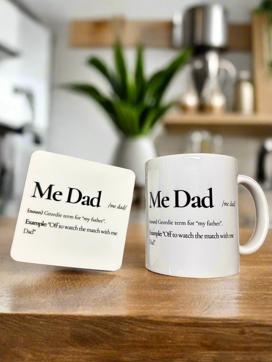 “Me Dad” Mug & Coaster Gift Set