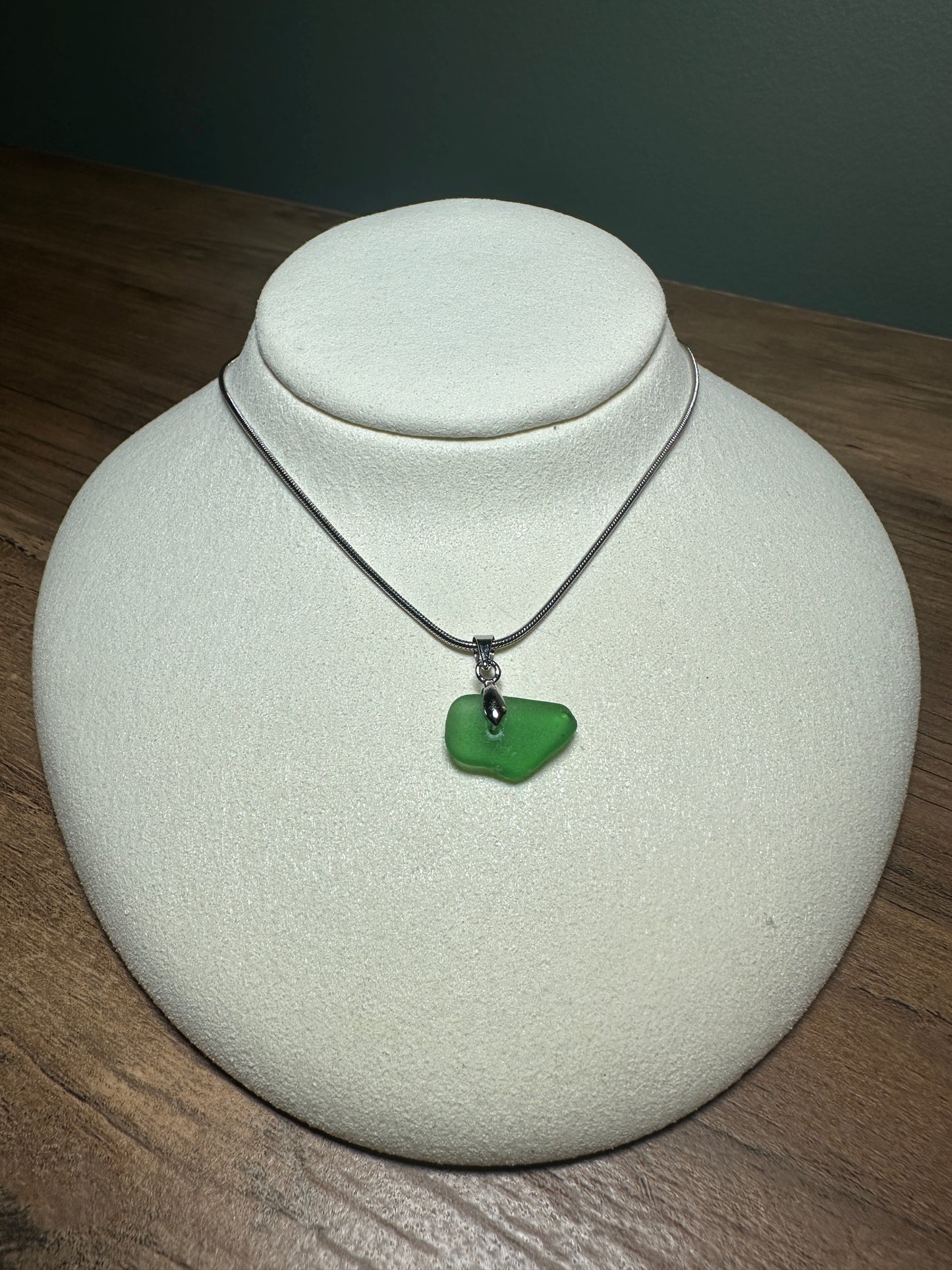 Handmade Northumberland Sea Glass Necklace