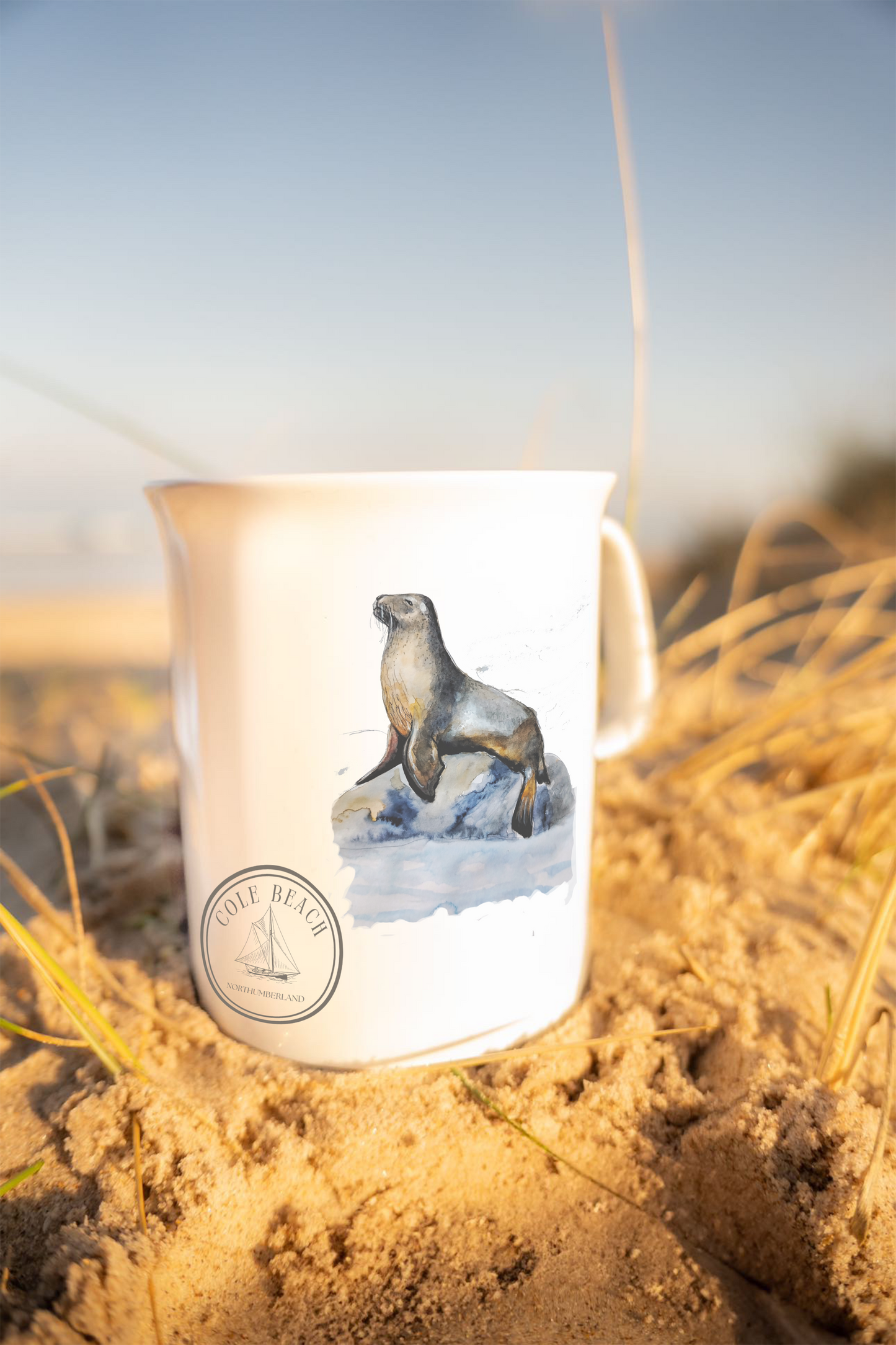 Grey Seal Bone China Mug