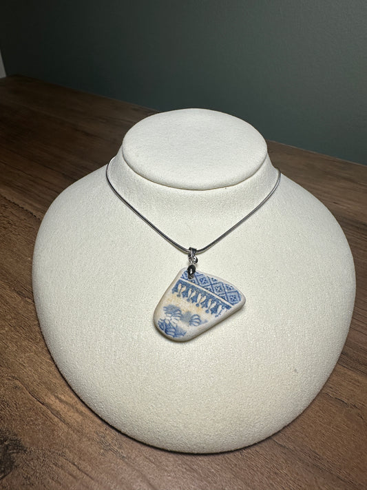 Handmade Northumberland Sea Pottery Necklace