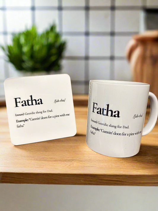 “Fatha” Mug & Coaster Gift Set