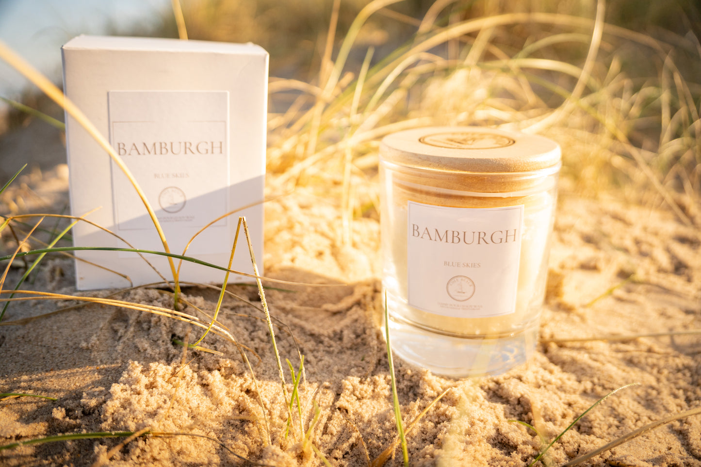 Bamburgh - Blue Skies - Hand-Poured Luxury Candle