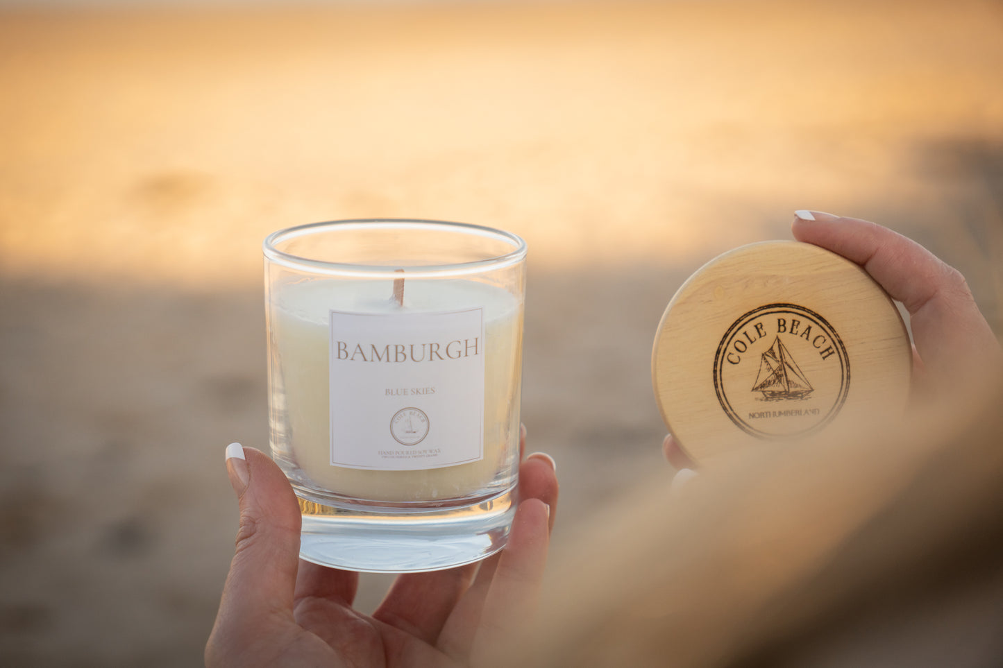 Bamburgh - Blue Skies - Hand-Poured Luxury Candle