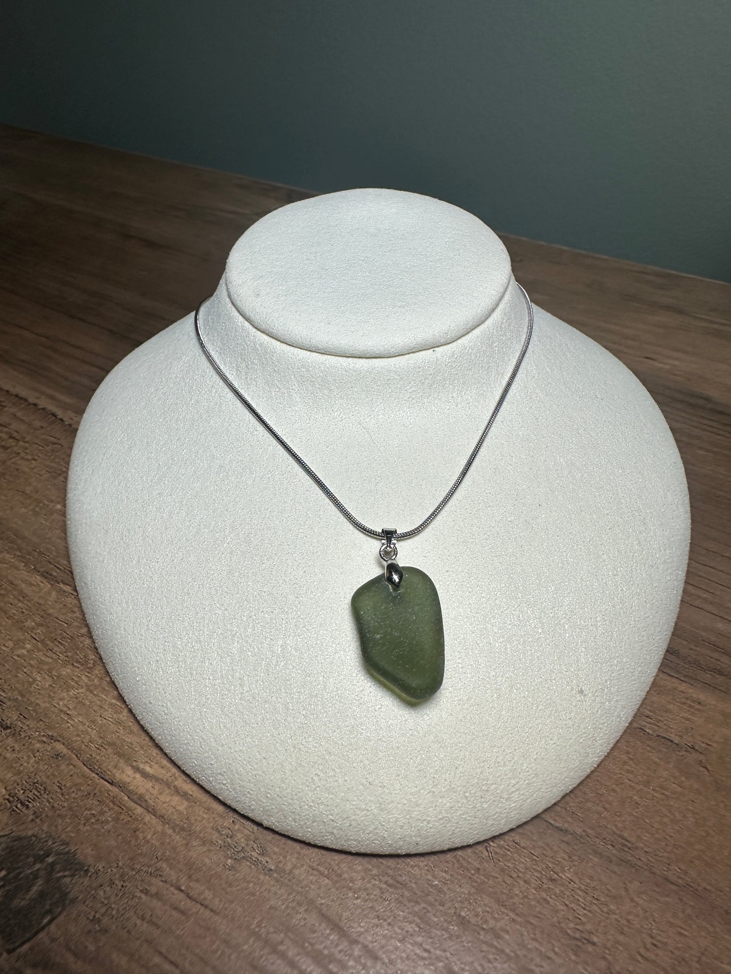Handmade Northumberland Sea Glass Necklace