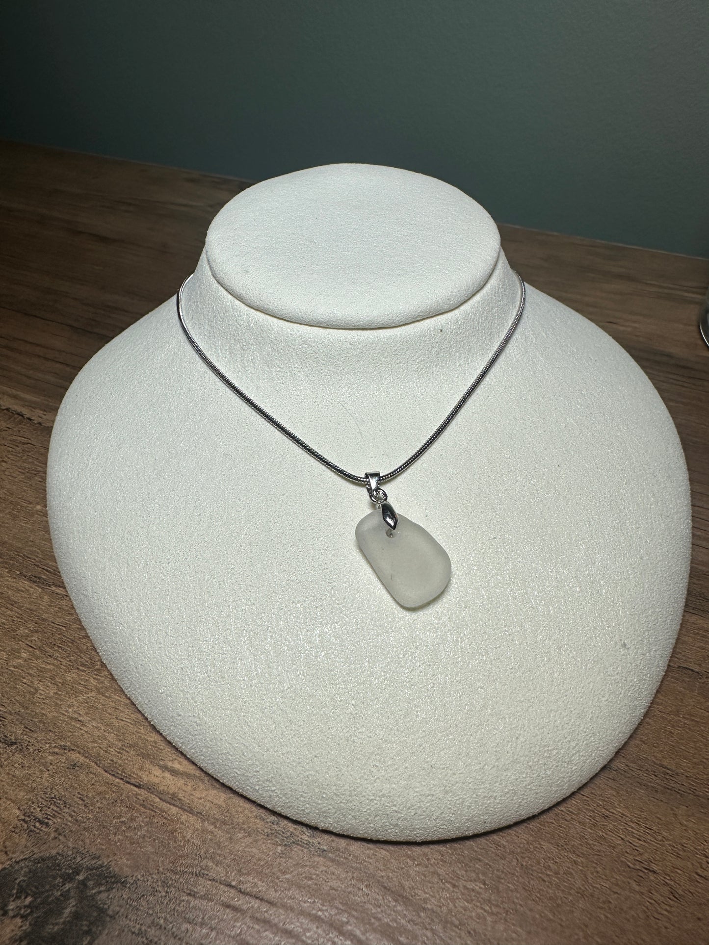 Handmade Northumberland Sea Glass Necklace