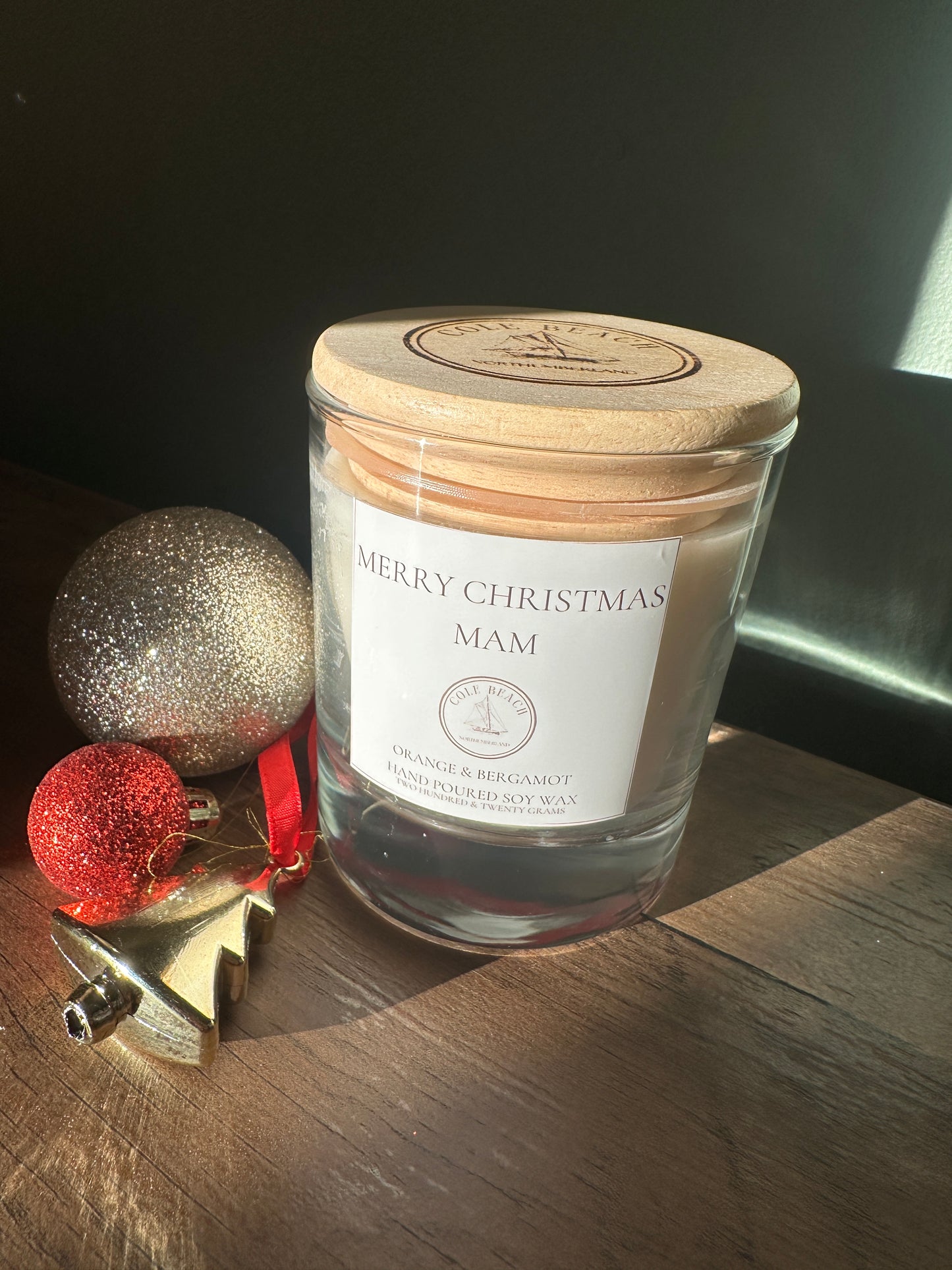 Merry Christmas Mam - Luxury Hand Poured Candle