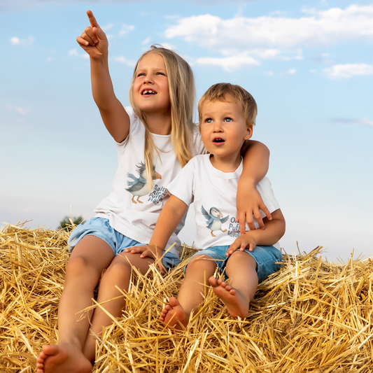 Salty Air & Puffin Hair - Pip the Puffin Children's T-Shirt