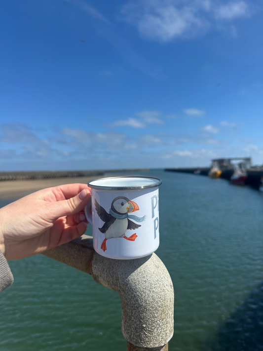 Pip the Puffin - Enamel Mug