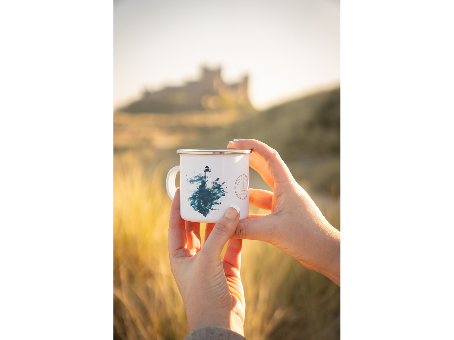 Lighthouse Ceramic Enamel Cup
